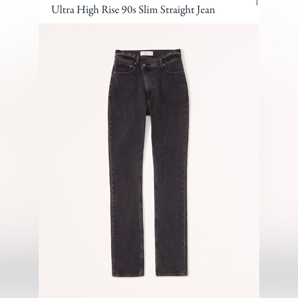 Abercrombie criss cross jeans